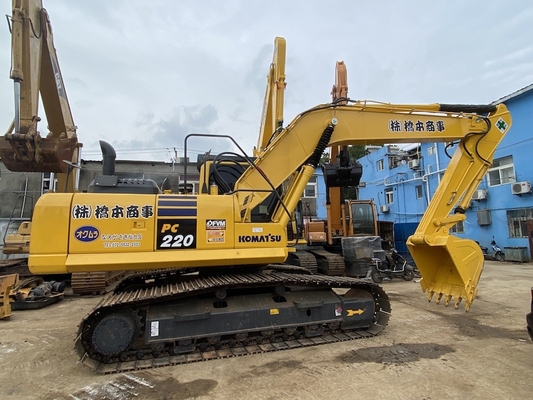 ญี่ปุ่นทํามือสอง Komatsu PC220-8 เครื่องบดน้ํา 22 ตัน Excavator ใช้ Komatsu Digger