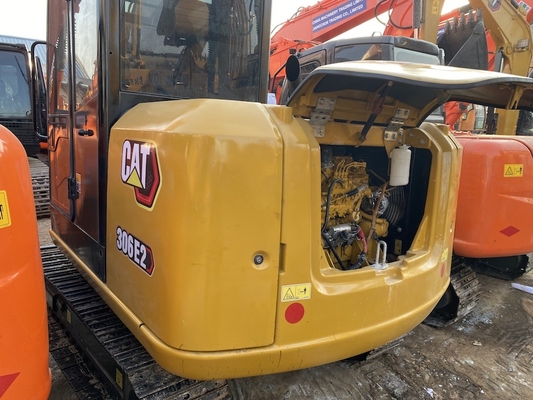 เครื่องขุด Caterpillar มือสอง ที่มาจากญี่ปุ่น เครื่องขุด CAT 306E2 ที่ใช้แล้ว เครื่องขุด Crawler 6 ตัน เครื่องจักรก่อสร้าง