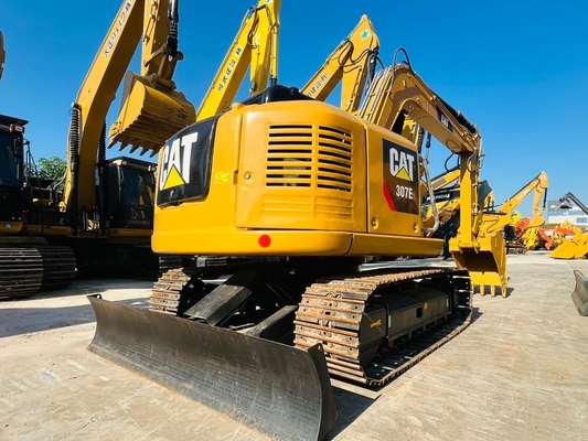 0.33 CBM CAT 307E2 เครื่องขุดหิน Caterpillar มือสอง ยี่ปุ่นทํา เครื่องขุดหิน Crawler มือสอง 7 ตัน เครื่องจักรกลก่อสร้าง