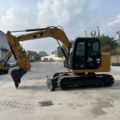 8 ตัน CAT 308E2 มือสอง Caterpillar Excavator ยี่ปุ่นทํา มือสอง CAT Crawler Excavator เครื่องจักรก่อสร้าง