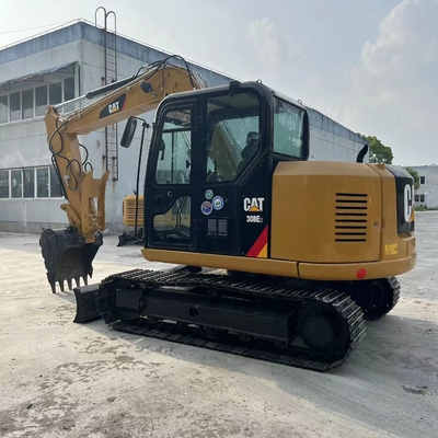 8 ตัน CAT 308E2 มือสอง Caterpillar Excavator ยี่ปุ่นทํา มือสอง CAT Crawler Excavator เครื่องจักรก่อสร้าง