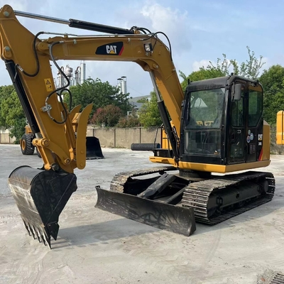 8 ตัน CAT 308E2 มือสอง Caterpillar Excavator ยี่ปุ่นทํา มือสอง CAT Crawler Excavator เครื่องจักรก่อสร้าง