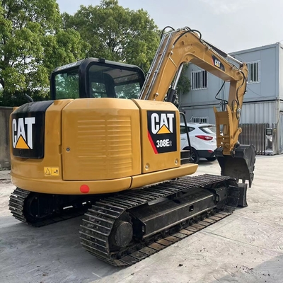 8 ตัน CAT 308E2 มือสอง Caterpillar Excavator ยี่ปุ่นทํา มือสอง CAT Crawler Excavator เครื่องจักรก่อสร้าง