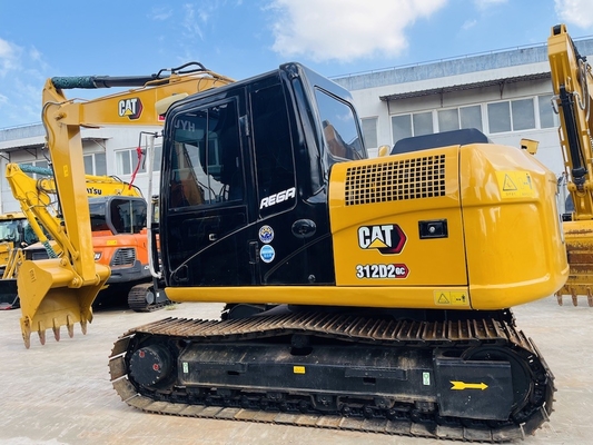 12 ตัน 90% ของใหม่ CAT 312D2GC มือสอง เครื่องขุดหิน Caterpillar Used CAT Crawler Excavator เครื่องขุดหิน CAT 312D เครื่องจักรก่อสร้าง