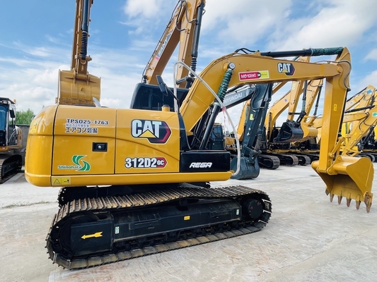 12 ตัน 90% ของใหม่ CAT 312D2GC มือสอง เครื่องขุดหิน Caterpillar Used CAT Crawler Excavator เครื่องขุดหิน CAT 312D เครื่องจักรก่อสร้าง