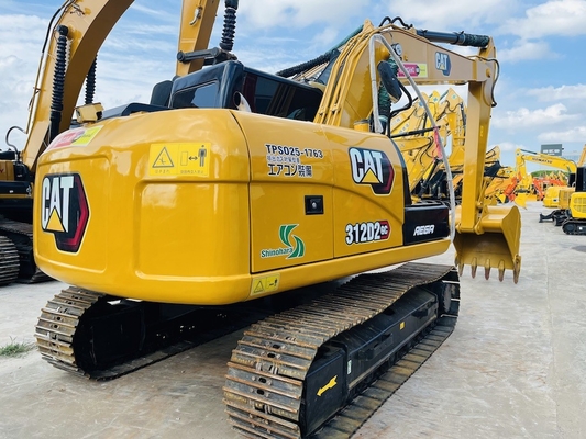 12 ตัน 90% ของใหม่ CAT 312D2GC มือสอง เครื่องขุดหิน Caterpillar Used CAT Crawler Excavator เครื่องขุดหิน CAT 312D เครื่องจักรก่อสร้าง