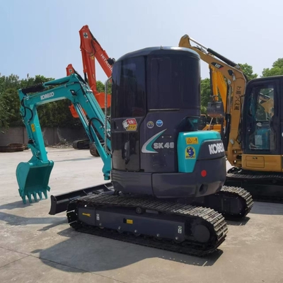 มินิ Excavator ของแท้ 80% ใหม่ Kobelco Sk40 ใช้ Hydraulic Crawer Excavator มือสอง 4 ตัน Digger