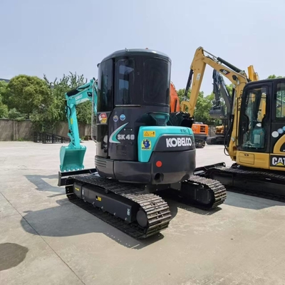 มินิ Excavator ของแท้ 80% ใหม่ Kobelco Sk40 ใช้ Hydraulic Crawer Excavator มือสอง 4 ตัน Digger