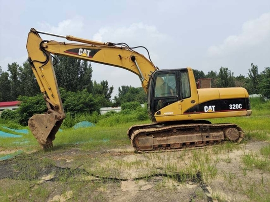 เครื่องขุดแคลนแคร์เลอร์ 20 ตันมือสอง CAT 320C ของเดิม เครื่องขุดแคลนแคร์เลอร์มือสองด้วยเครื่อง CAT 3066ATAAC