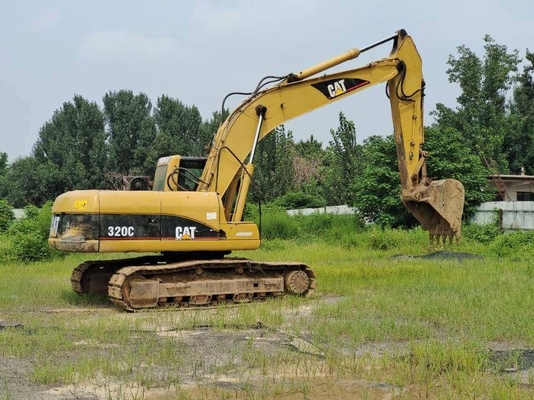 เครื่องขุดแคลนแคร์เลอร์ 20 ตันมือสอง CAT 320C ของเดิม เครื่องขุดแคลนแคร์เลอร์มือสองด้วยเครื่อง CAT 3066ATAAC
