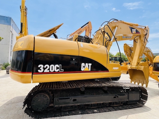ญี่ปุ่น CAT 320CL แท้ เครื่องขุดถังไฮดรอลิก มือสอง 20 ตัน เครื่องขุด CAT มือสอง 1m3 1CBM เครื่องขุดหิน Caterpillar
