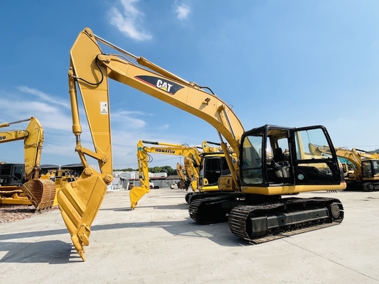 CAT 320C เครื่องขุดแบบครอลเลอร์มือสอง ที่มีความลึกในการขุดสูงสุด 6550 มม และเครื่องยนต์แบบ CAT 3066