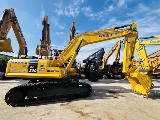 เครื่องขุด Komatsu ของเดิม PC200-8 เครื่องขุด Secondhan Crawer PC200-7 PC220-8