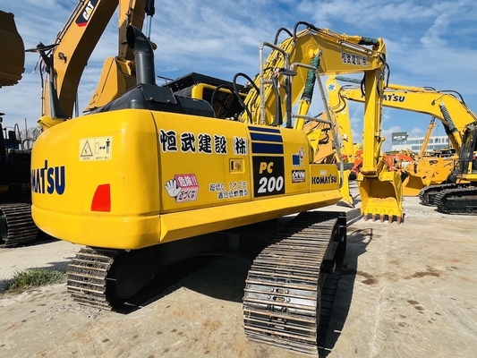 เครื่องขุด Komatsu ของเดิม PC200-8 เครื่องขุด Secondhan Crawer PC200-7 PC220-8