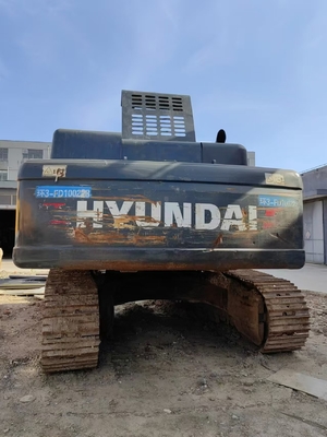 48 ตัน ของแท้มือสอง Hyundai R485LVS เครื่องขุด Crawler ใช้ Hyundai Digger สําหรับขาย