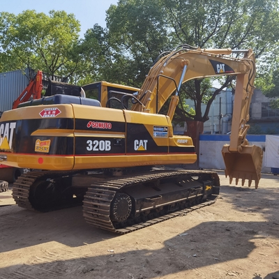 เครื่องขุดแท้ CAT 320B มือสอง เครื่องขุดแคร์เลอร์ 20 ตัน