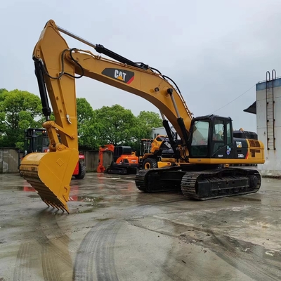 80% เครื่องขุดแคลนใหม่ CAT 336D ที่ใช้แล้ว มีประสิทธิภาพดี เครื่องขุดแคลน 36 ตัน