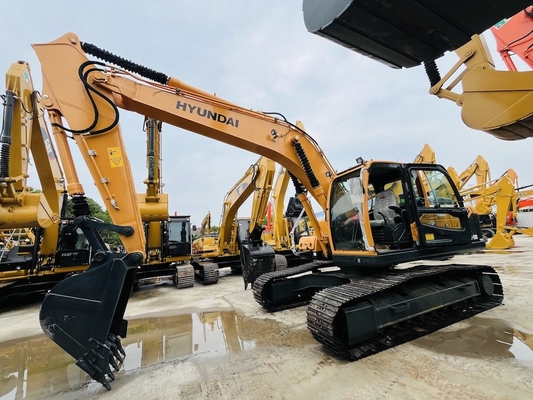22 ตันมือสอง Hyundai Digger ของเดิมมือสอง Hyundai R220LC-9S เครื่องขุด Crawler
