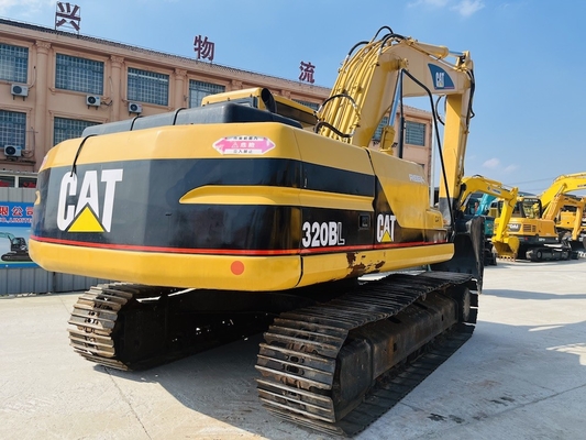 ญี่ปุ่นแท้ CAT 320BL เครื่องขุดมือสอง 20 ตัน Caterpillar Used Crawler Digger CAT 3066T เครื่อง