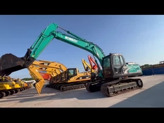 ใช้ Kobelco SK200-8 เครื่องขุดไฮดรอลิก เครื่องขุดมือสอง 20 ตัน Digger Backhoe