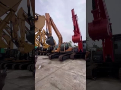 22 ตันมือสอง Hyundai Digger ของเดิมมือสอง Hyundai R220LC-9S เครื่องขุด Crawler