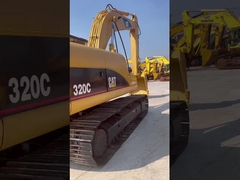 CAT 320C เครื่องขุดกรอบมือสองที่มีเครื่องยนต์ CAT 3066