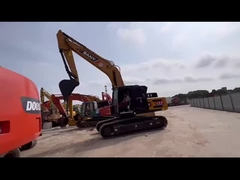 เครื่องขุดมือสอง 21 ตัน ใช้ Sany SY215C เครื่องขุดไฮดรอลิก 1CBM ความจุถัง