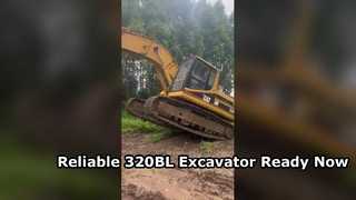 รถขุดตีนตะขาบ CAT 320BL ของแท้จากญี่ปุ่นสภาพดีพร้อมจัดส่ง